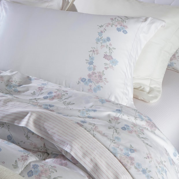 Edredom King Size Kacyumara Casa K Satinée Maiten Dupla Face 100% Algodão Egípcio Cetim 300 Fios