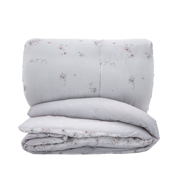 Edredom King Size Kacyumara Casa K Vida Bela Bizeli Dupla Face 100% Algodão Egípcio Percal 200 Fios