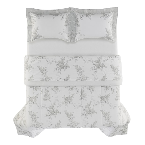 Edredom King Size Karsten Brenda Dupla Face 100% Algodão Fio Penteado Percal 200 Fios