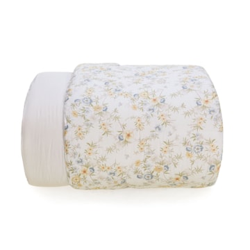 Edredom King Size Karsten Melinda Dupla Face 100% Algodão Percal 200 Fios