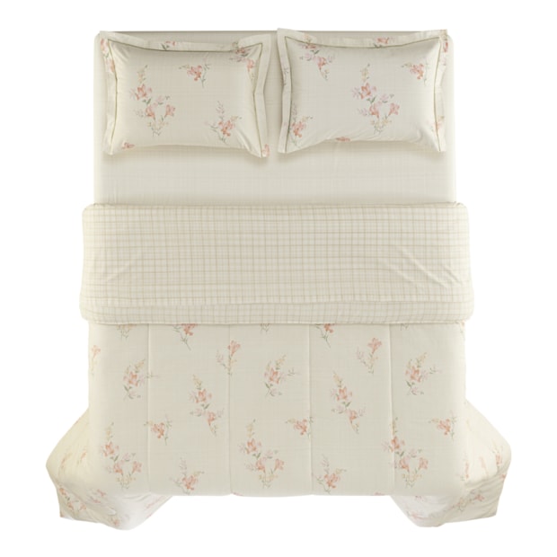 Edredom King Size Karsten Tarsila Dupla Face 100% Algodão Fio Penteado Percal 200 Fios