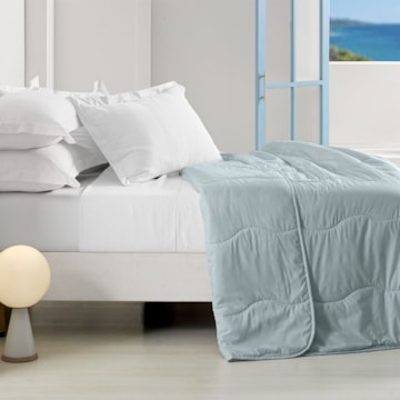 Edredom Leve Queen Altenburg Verano Toque Acetinado Dupla Face