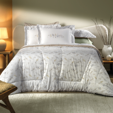 Edredom Queen Altenburg Aurora Dupla Face 100% Algodão Cetim 300 Fios