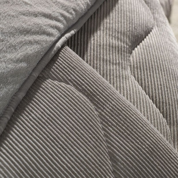 Edredom Queen Altenburg Blend Sense Boss Dupla Face Texturizado Fleece