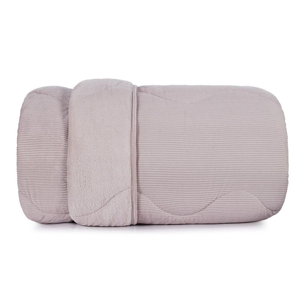 Edredom Queen Altenburg Blend Sense Boss Dupla Face Texturizado Fleece