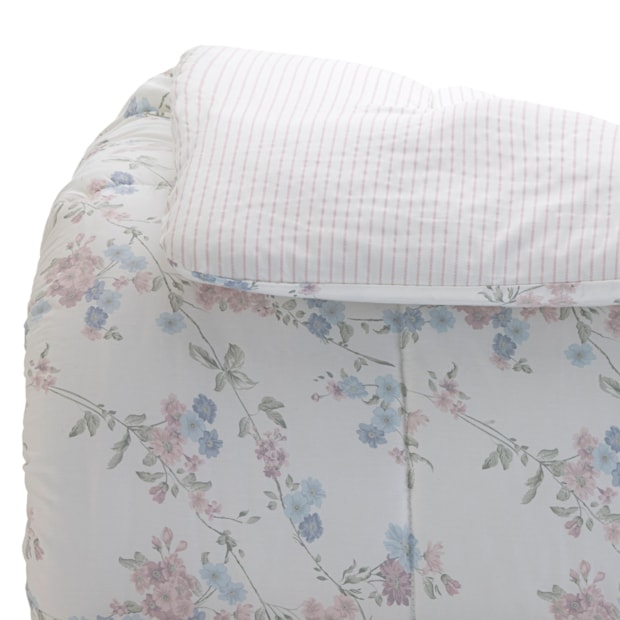 Edredom Queen Kacyumara Casa K Satinée Maiten Dupla Face 100% Algodão Egípcio Cetim 300 Fios