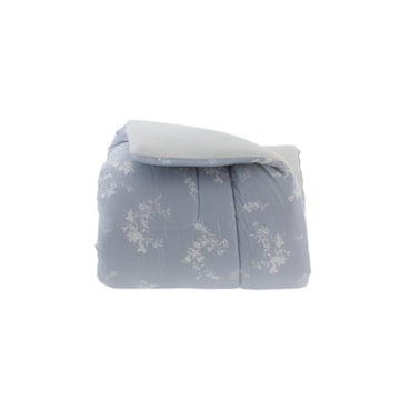 Edredom Queen Kacyumara Casa K Satinée Salvine Dupla Face 100% Algodão Egípcio Percal 300 Fios