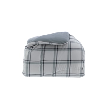 Edredom Queen Kacyumara Casa K Satinée Tigane Dupla Face 100% Algodão Egípcio Percal 300 Fios