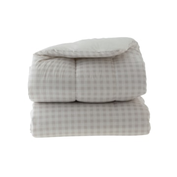 Edredom Queen Kacyumara Vintage Escot Dupla Face 100% Algodão Egípcio Percal 200 Fios