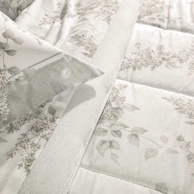 Edredom Queen Karsten Brenda Dupla Face 100% Algodão Fio Penteado Percal 200 Fios