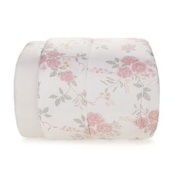 Edredom Queen Karsten Ester Dupla Face 100% Algodão Percal 200 Fios