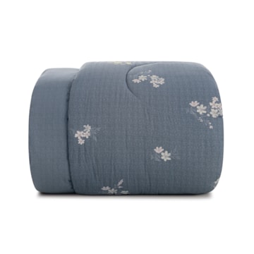 Edredom Queen Karsten Helen Dupla Face 100% Algodão Fio Penteado Percal 200 Fios