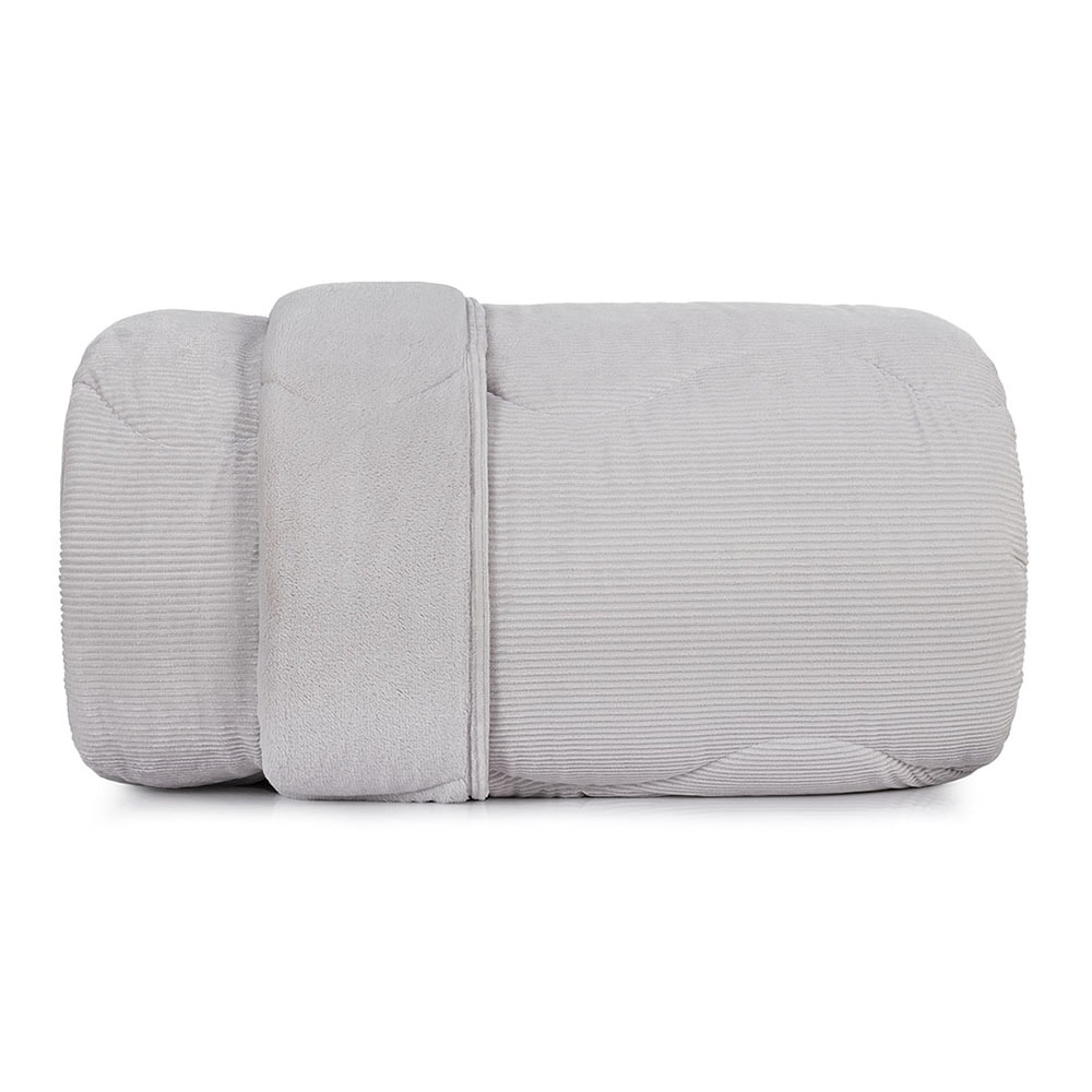 Edredom Solteiro Altenburg Blend Sense Boss Dupla Face Texturizado Fleece