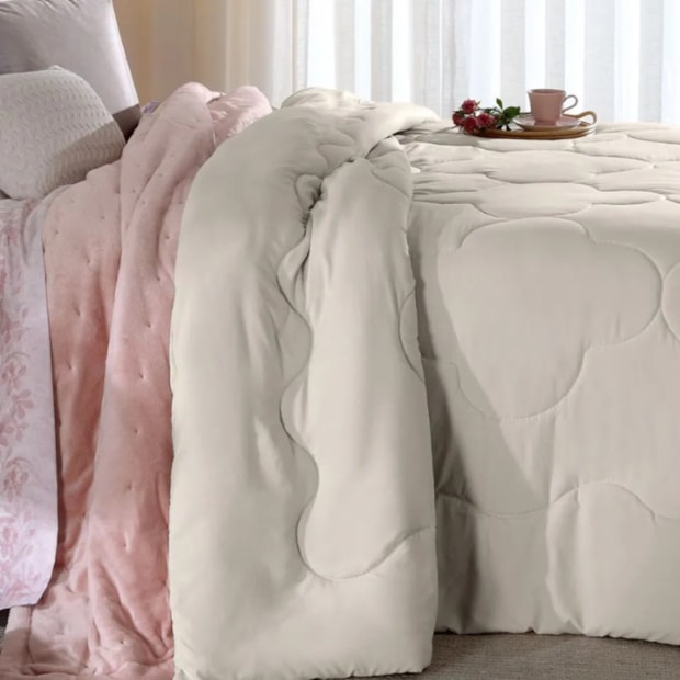 Edredom Solteiro Hotel Royale Dupla Face