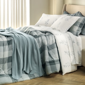 Edredom Solteiro Karsten Lacerda Dupla Face 100% Algodão Fio Penteado Percal 200 Fios