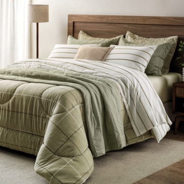 Edredom Solteiro Karsten Santiago Dupla Face 100% Algodão 160 Fios