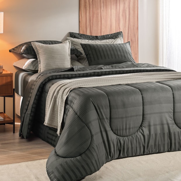 Edredom Solteiro Karsten Tales Dupla Face 100% Algodão 160 Fios