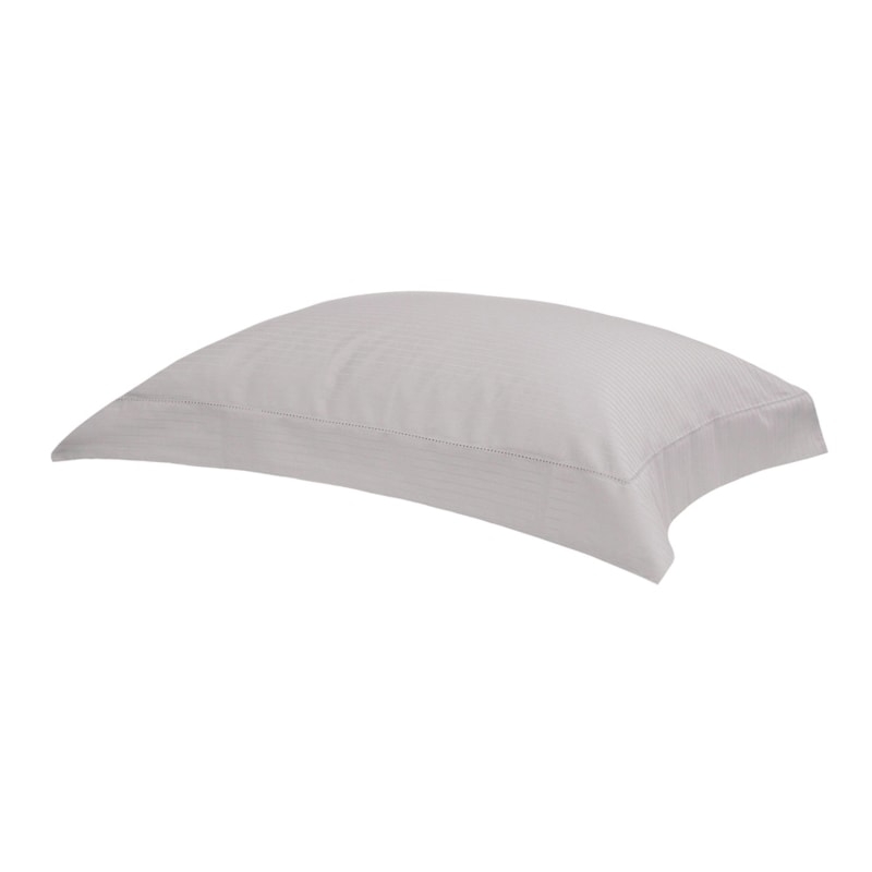Fronha Buddemeyer Damask Stripes 100% Algodão Cetim 300 Fios com Abas