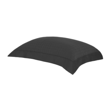 Fronha King Size Buddemeyer Damask Square com Abas 100% Algodão Cetim 300 Fios 50cm x 90cm (1 Peça)