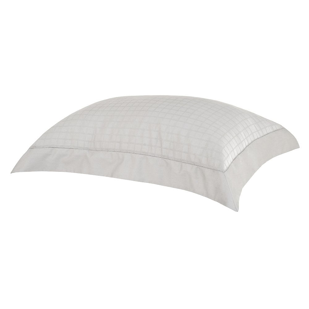 Fronha King Size Buddemeyer Damask Square com Abas 100% Algodão Cetim 300 Fios 50cm x 90cm (1 Peça)