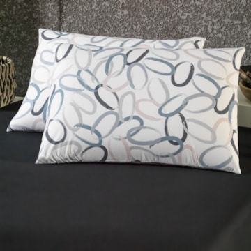 Jogo de Cama Casal Altenburg Elos Toque Acetinado (3 Peças)