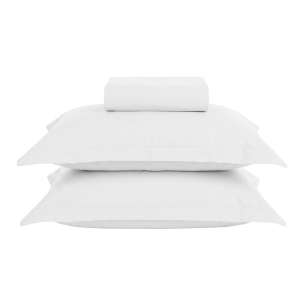 Jogo de Cama Casal Altenburg Lux Liso 100% Algodão Percal 200 Fios (3 Peças)
