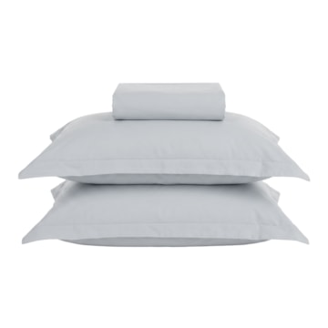 Jogo de Cama Casal Altenburg Lux Liso 100% Algodão Percal 200 Fios (3 Peças)