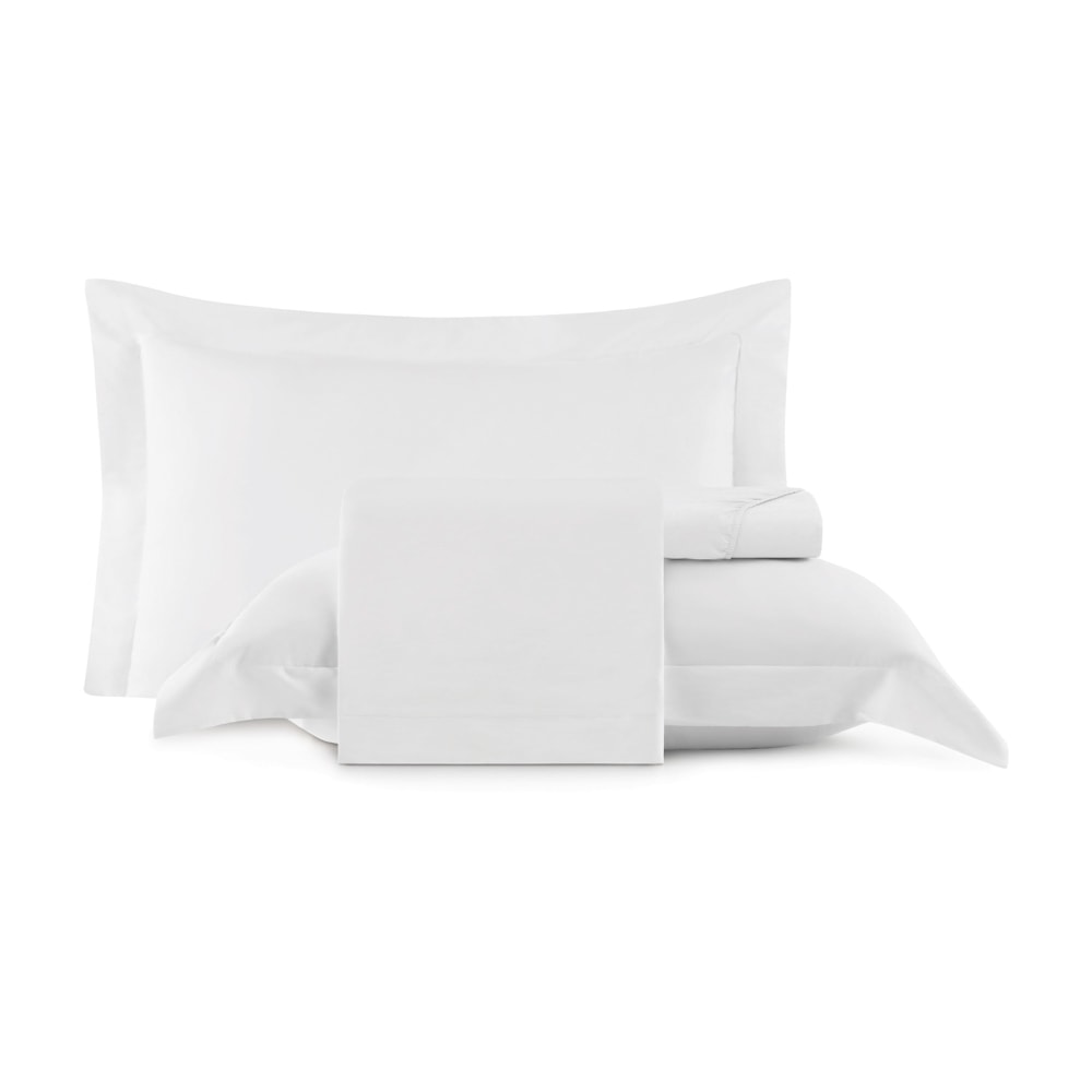 Jogo de Cama Casal Altenburg Lux Liso 100% Algodão Percal 200 Fios (4 Peças)