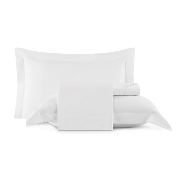 Jogo de Cama Casal Altenburg Lux Liso 100% Algodão Percal 200 Fios (4 Peças)