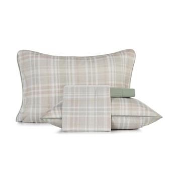 Jogo de Cama Casal Altenburg Marea Malha Fio Penteado 100% Algodão (4 Peças)