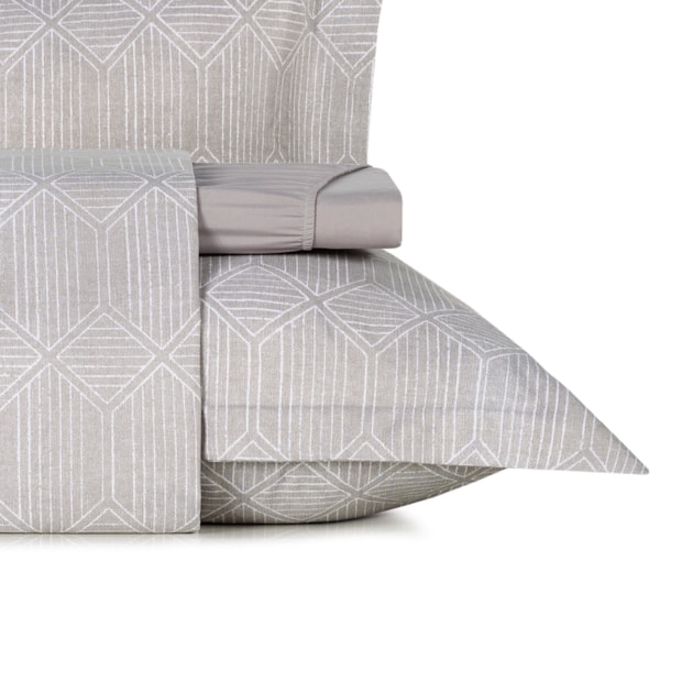 Jogo de Cama Casal Altenburg Reflexo Toque Acetinado (4 Peças)