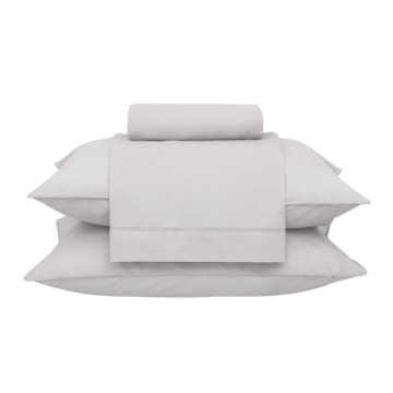Jogo de Cama Casal Buddemeyer Basic Percalle 100% Algodão 180 Fios (4 Peças)