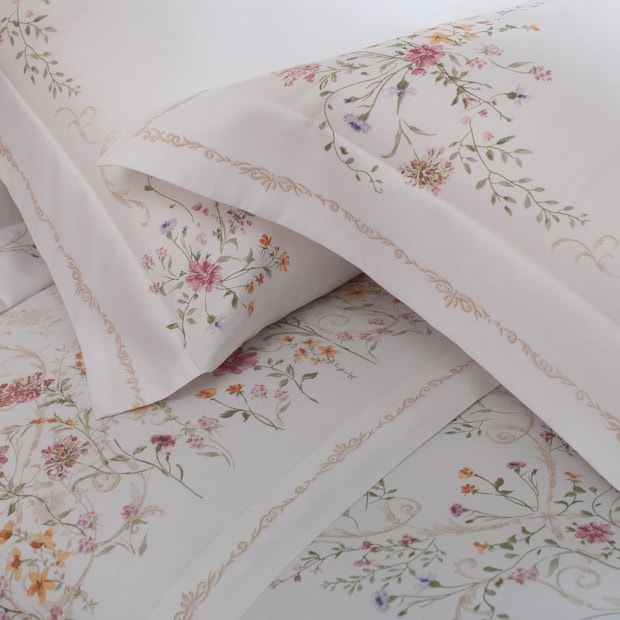 Jogo de Cama Casal Buddemeyer Bud Vision Giovanella 100% Algodão Fio Penteado Cetim 300 Fios (4 Peças)