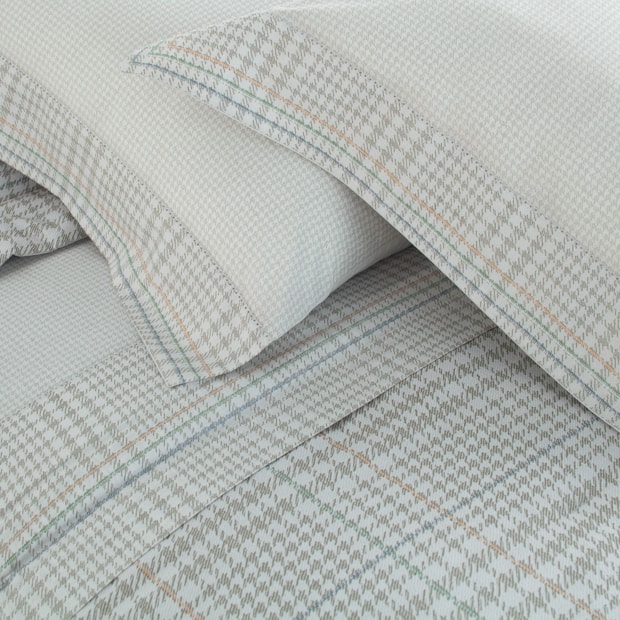 Jogo de Cama Casal Buddemeyer Gran Percal Castillo 100% Algodão Fio Penteado 200 Fios (4 Peças)