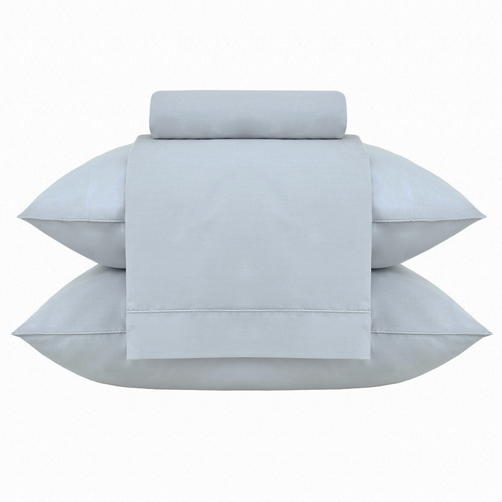 Jogo de Cama Casal Buddemeyer Gran Percal Classic 100% Algodão Fio Penteado 200 Fios (4 Peças)
