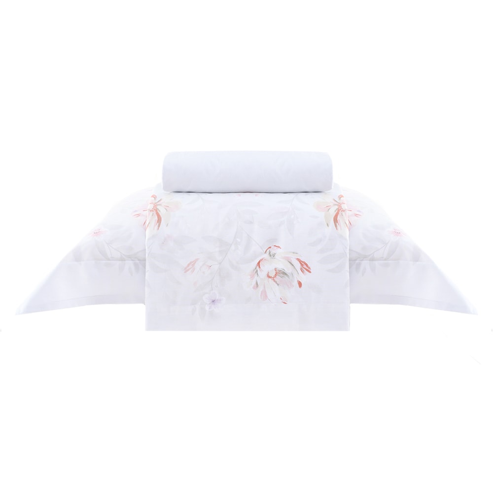 Jogo de Cama Casal Buddemeyer Gran Percal Enchanté 100% Algodão 200 Fios (4 Peças)