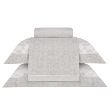 Jogo de Cama Casal Buddemeyer Gran Percal Valence 100% Algodão Fio Penteado 200 Fios (4 Peças)