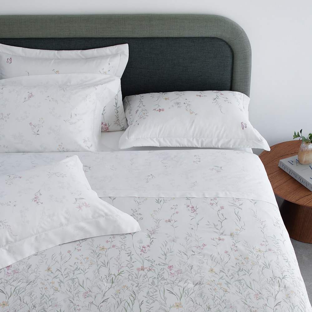 Jogo de Cama Casal Buddemeyer Percalle Verbena 100% Algodão 180 Fios (4 Peças)