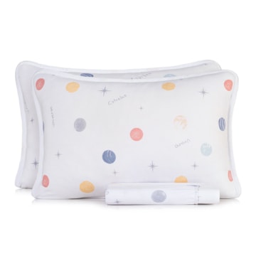 Jogo de Cama Casal Infantil Altenburg Astro Kids Malha Fio Penteado 100% Algodão (3 Peças)