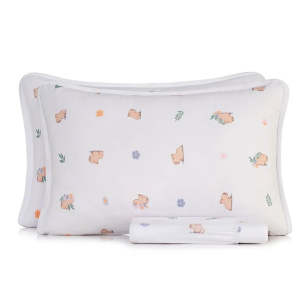 Jogo de Cama Casal Infantil Altenburg Capi Malha Fio Penteado 100% Algodão (3 Peças)