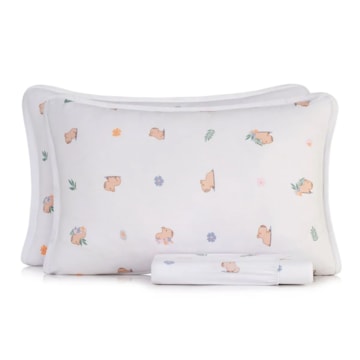 Jogo de Cama Casal Infantil Altenburg Capi Malha Fio Penteado 100% Algodão (3 Peças)