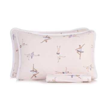 Jogo de Cama Casal Infantil Altenburg Doce Plié Malha Fio Penteado 100% Algodão (3 Peças)