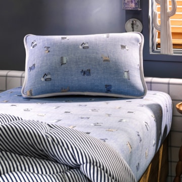 Jogo de Cama Casal Infantil Altenburg Mini Obra Malha Fio Penteado 100% Algodão (3 Peças)