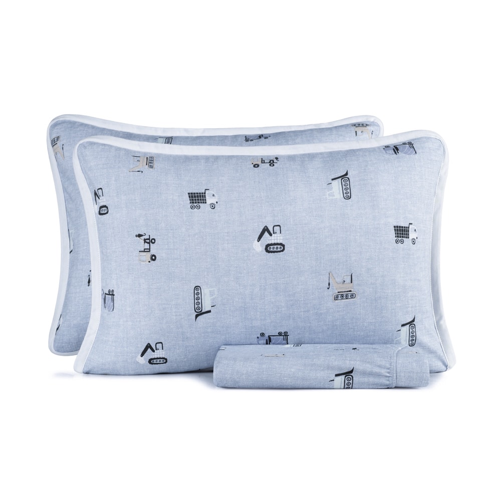 Jogo de Cama Casal Infantil Altenburg Mini Obra Malha Fio Penteado 100% Algodão (3 Peças)