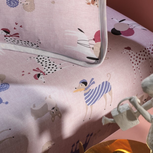 Jogo de Cama Casal Infantil Altenburg Pet Chic Malha Fio Penteado 100% Algodão (3 Peças)