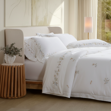 Jogo de Cama Casal Kacyumara Casa K Bali Gardene 100% Bambu 400 Fios (4 Peças)