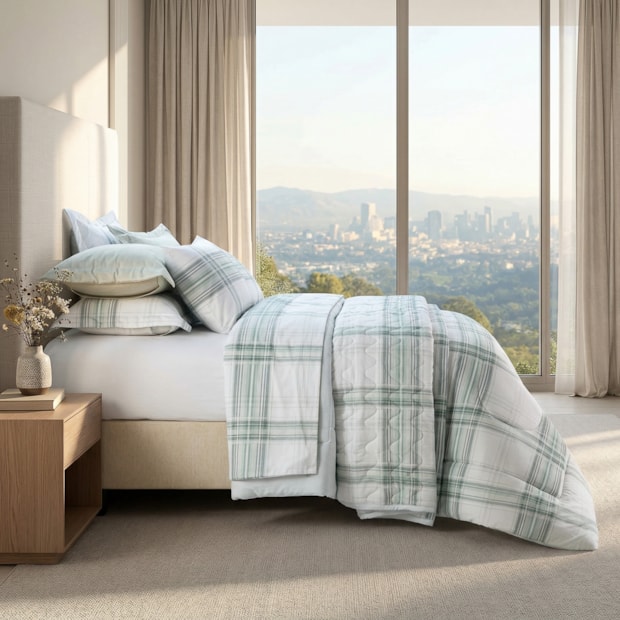 Jogo de Cama Casal Kacyumara Casa K New Innovi Alkim 100% Algodão Percal 180 Fios (4 Peças)