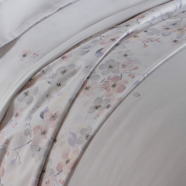 Jogo de Cama Casal Kacyumara Casa K Vida Bela Bizeli 100% Algodão Egípcio Percal 200 Fios (4 Peças)