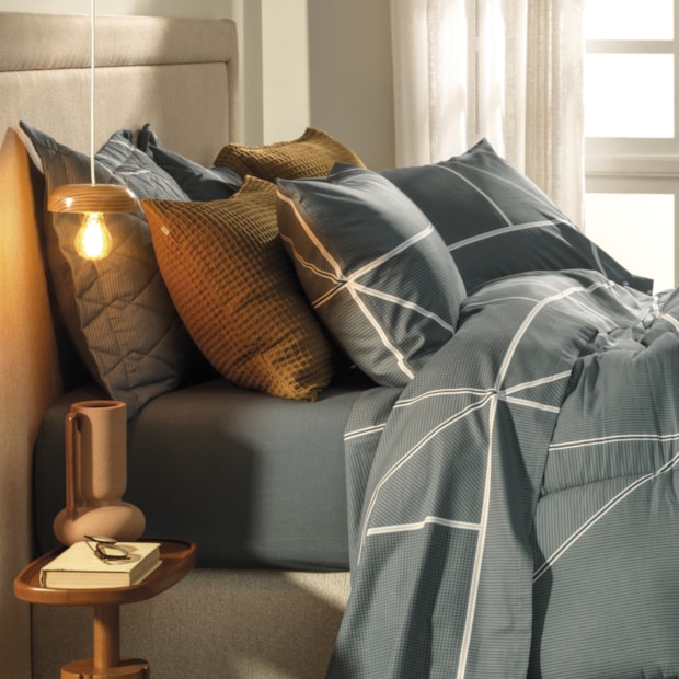 Jogo de Cama Casal Karsten Arthur 100% Algodão 160 Fios (4 Peças)