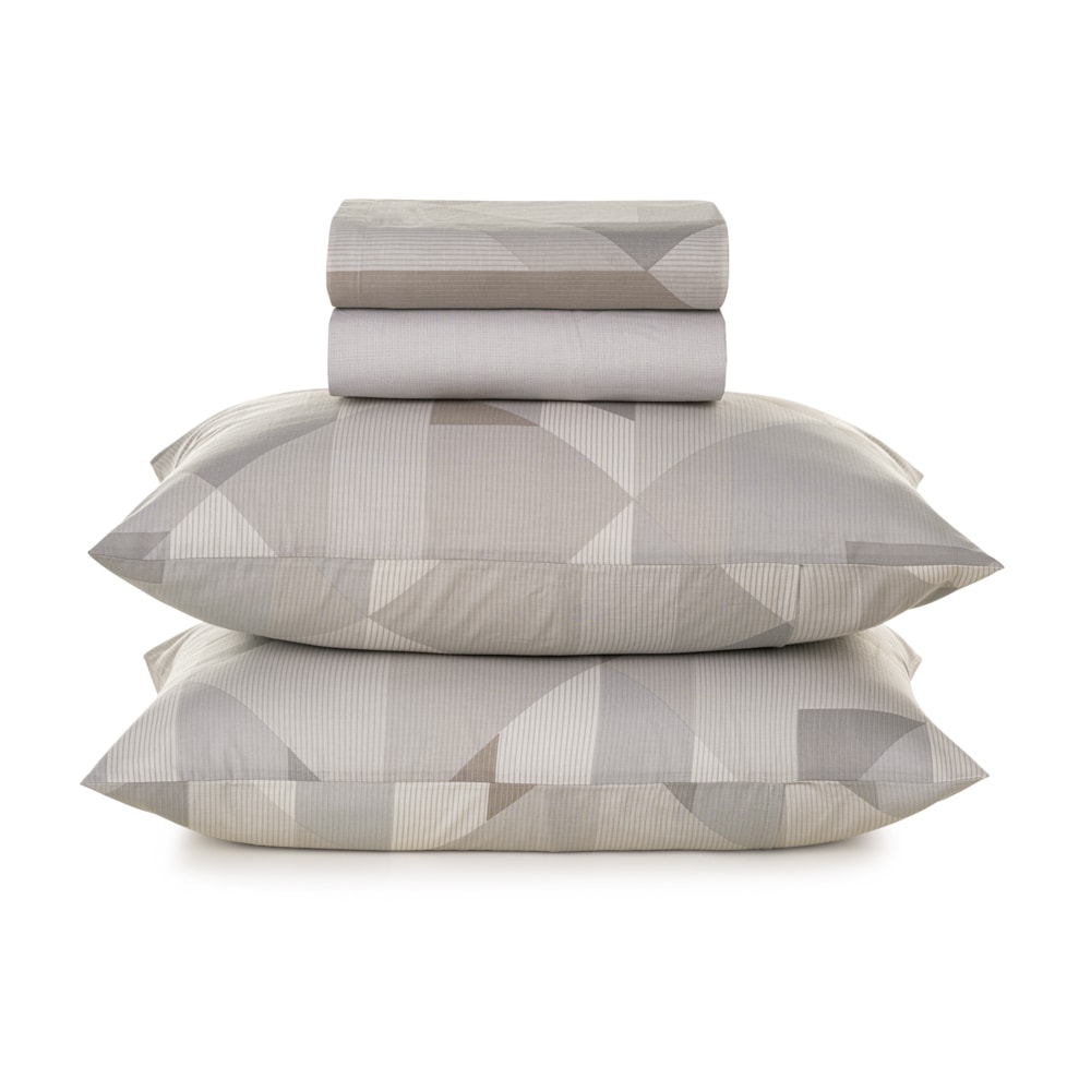 Jogo de Cama Casal Karsten Blasius 100% Algodão 160 Fios (4 Peças)